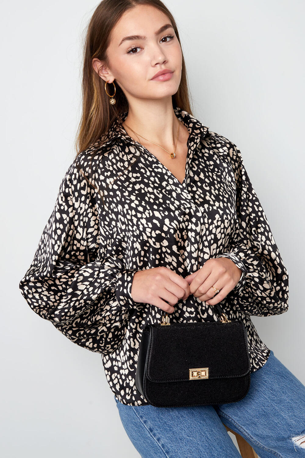 Borsa glamour - PU viola h5Immagine4