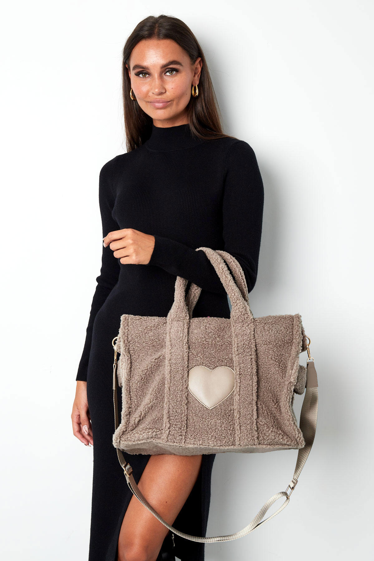 Teddy-Shopper mit Herz – rosa Bild2