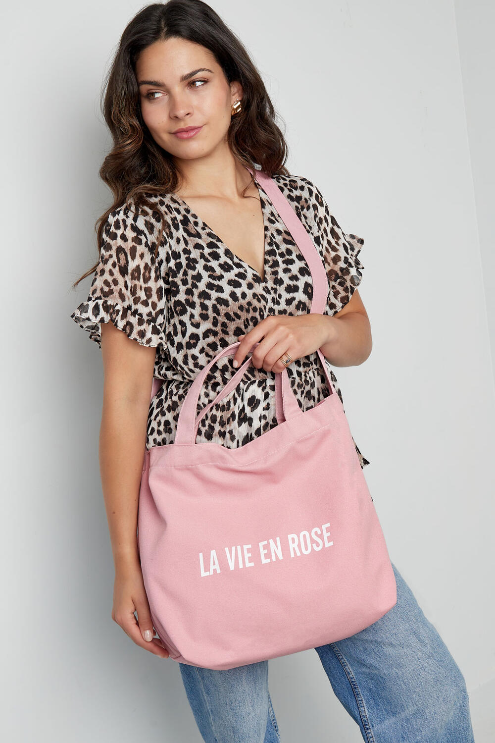 Canvas shopper la vie en rose Picture2