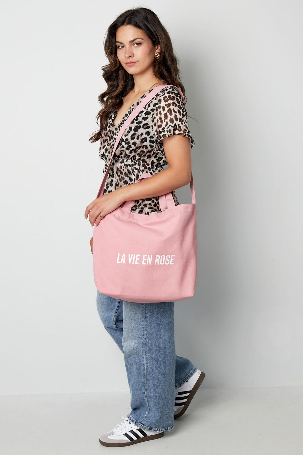 Canvas shopper la vie en rose Picture3