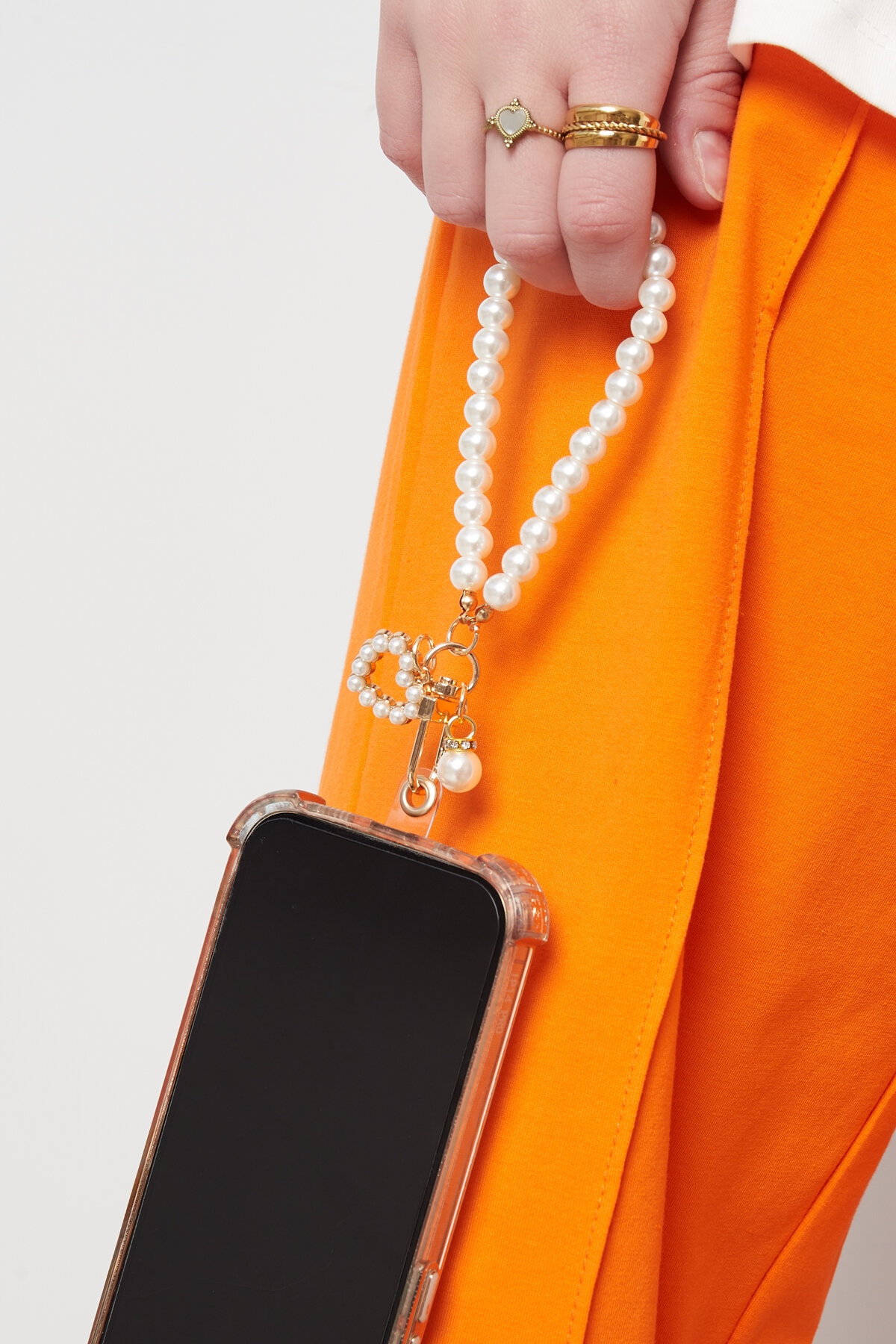 Cavo telefonico Loving Pearl - Colore oro bianco Immagine2
