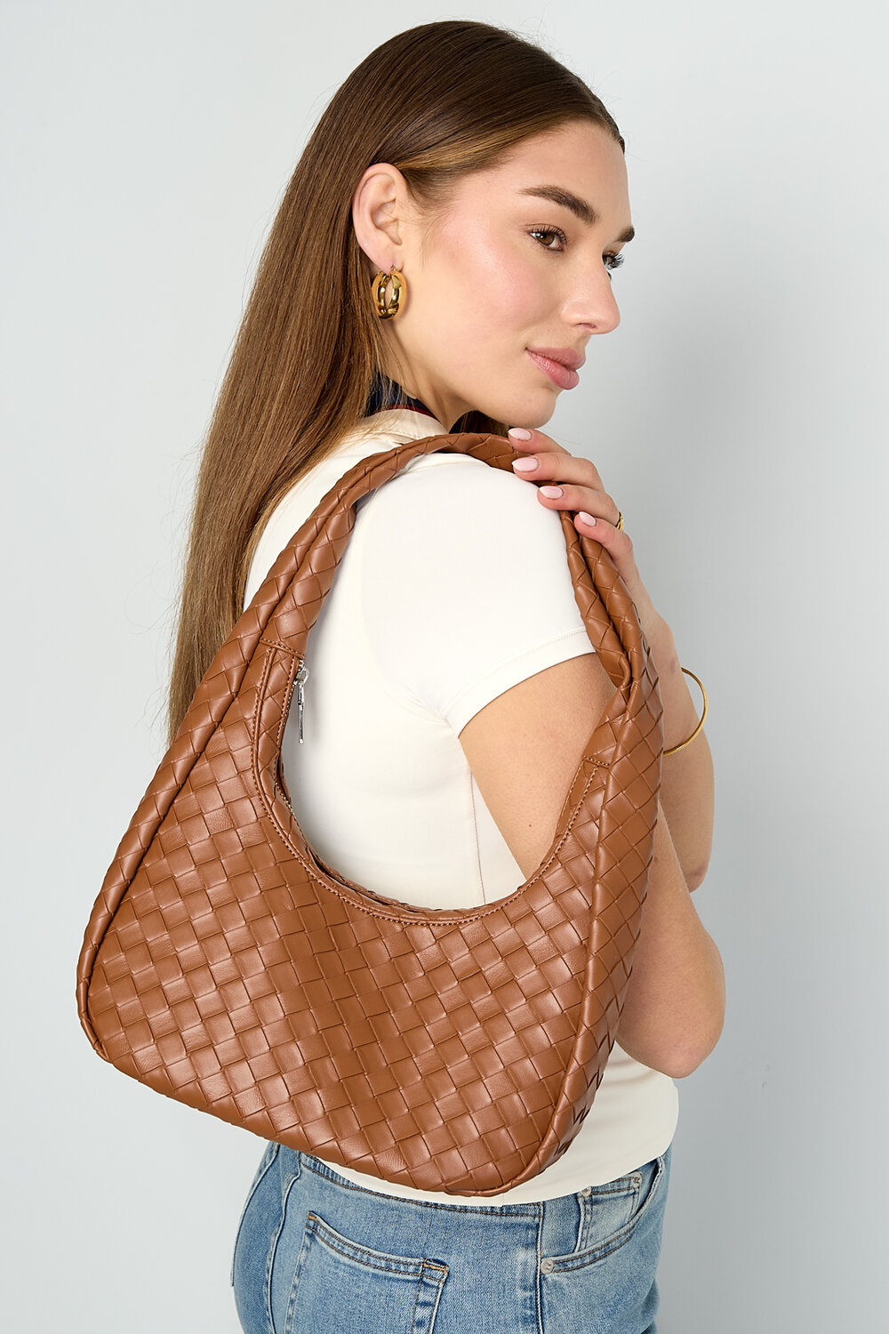 Shoulder Bags Solid Color Casual PU Daily Accessories h5Picture2
