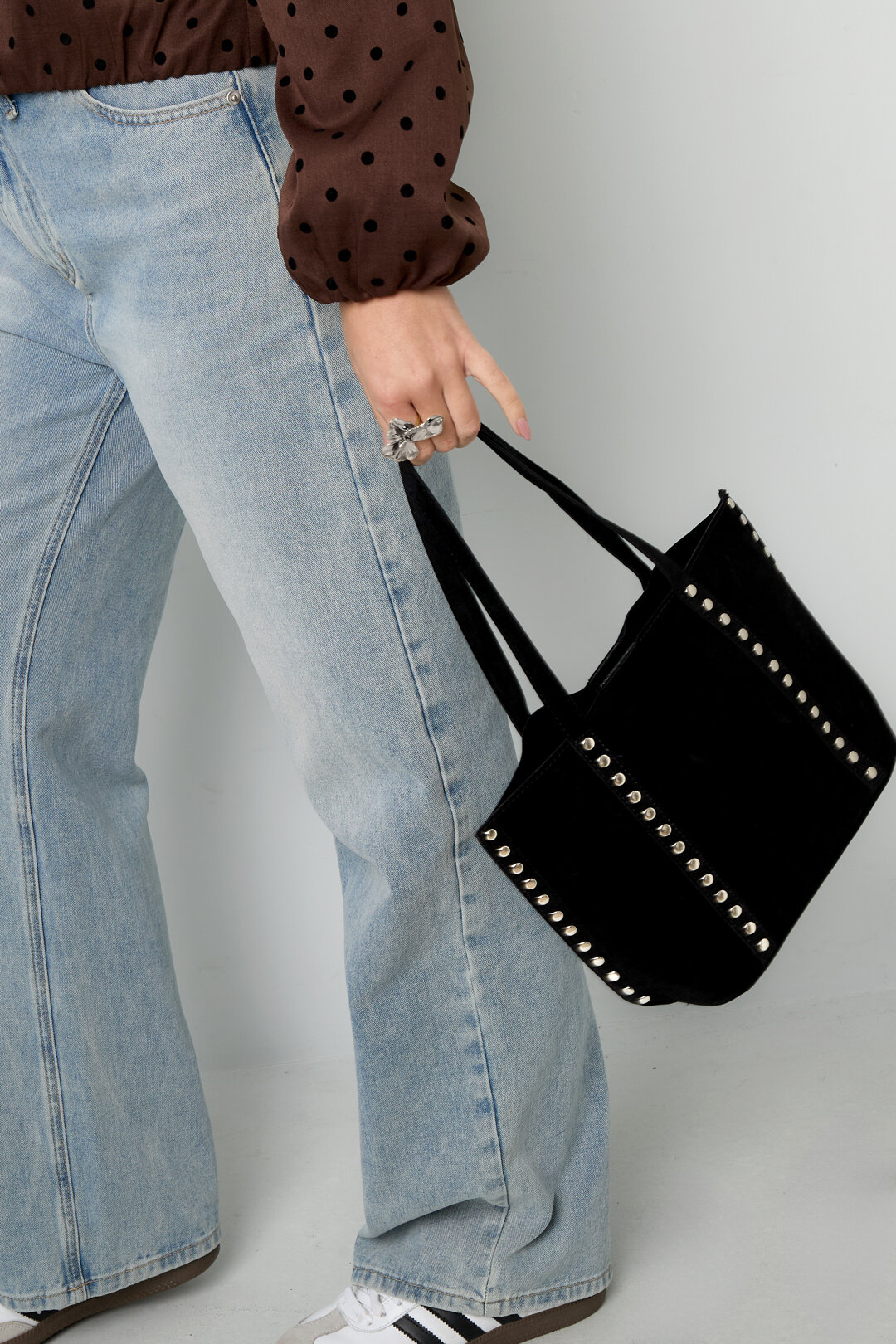 Tote Bags Rivet Casual PU Dagelijkse Accessoires Afbeelding2