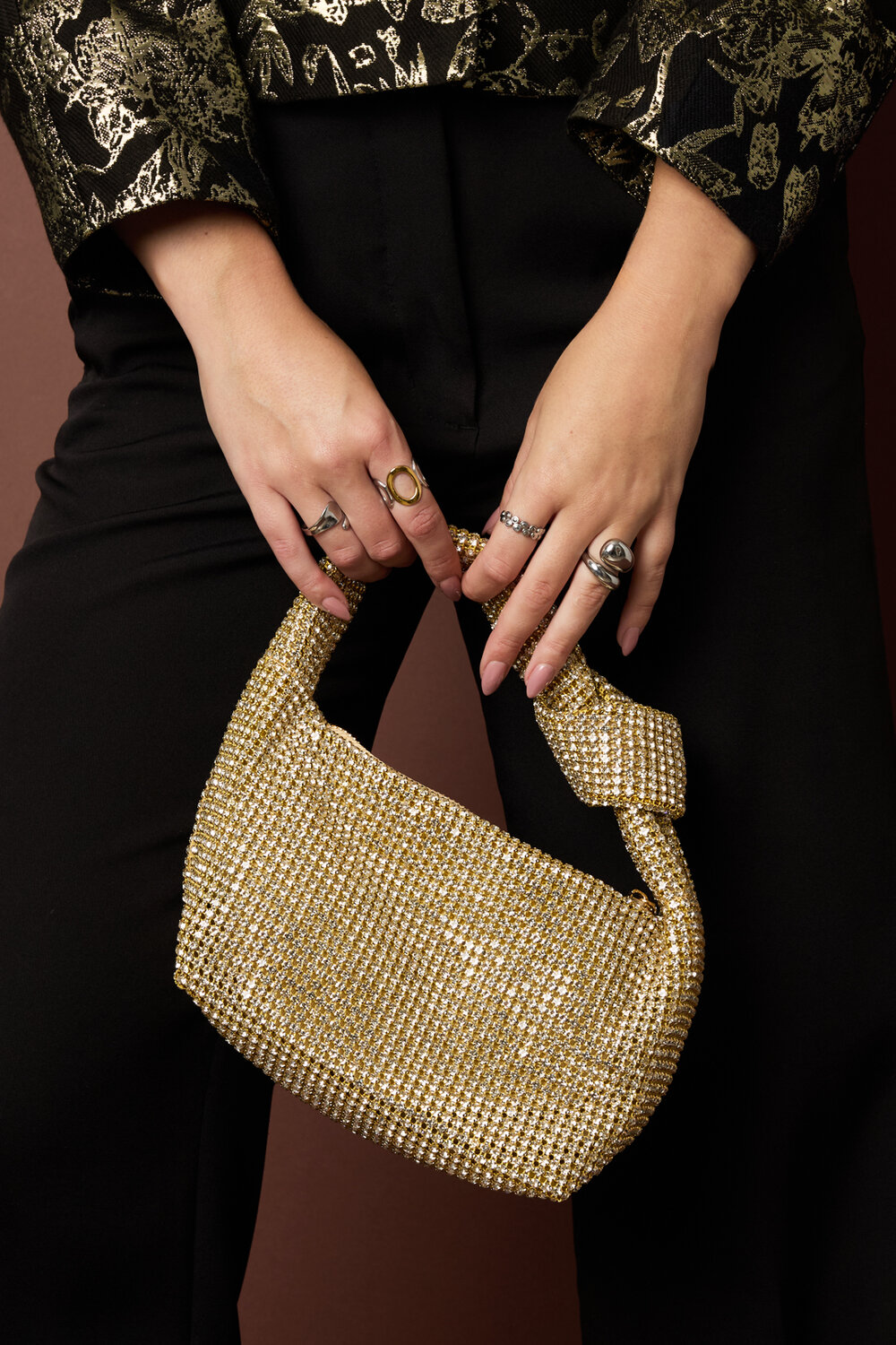Handtaschen Einfarbig Elegant Polyester Täglich Accessoires h5Bild3