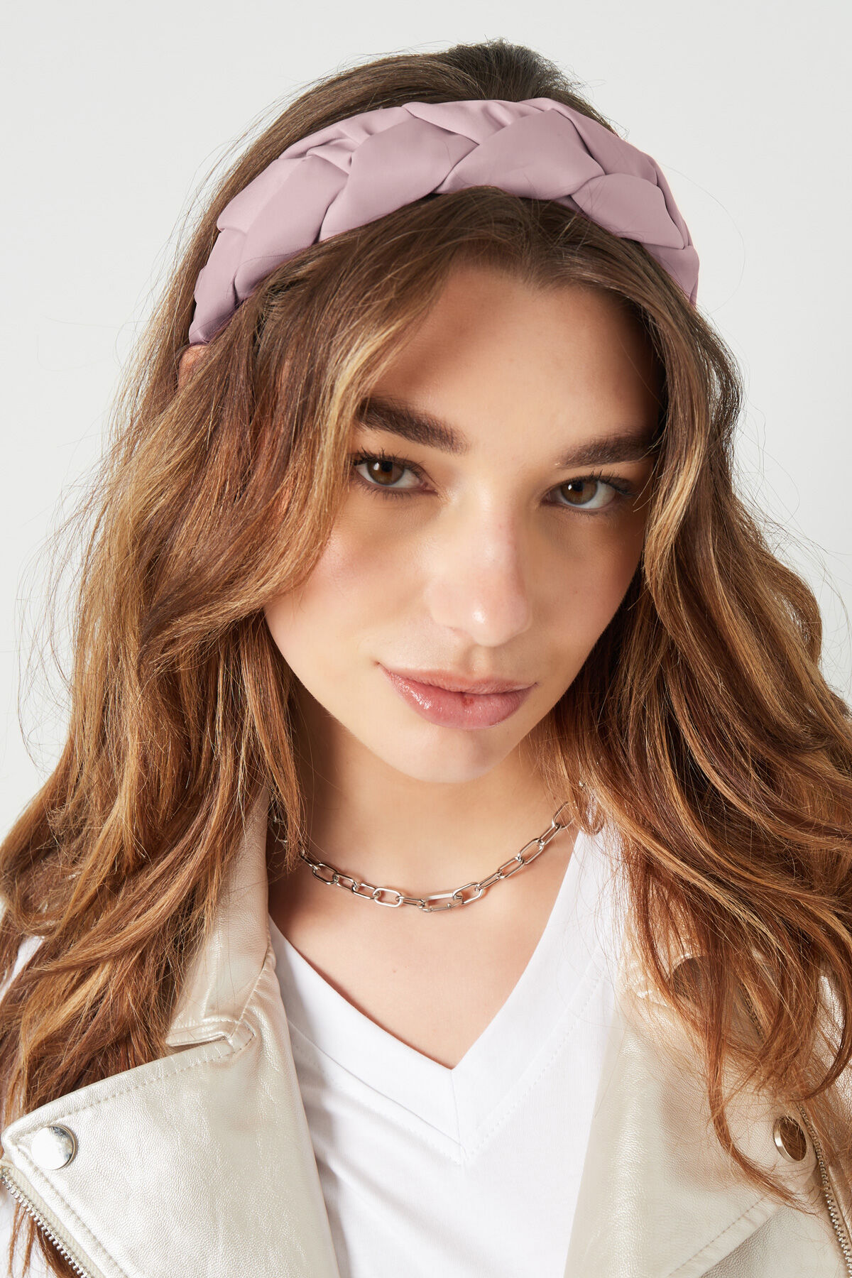Detalle de trenza con banda para el pelo - rosa Plástico h5 Imagen2