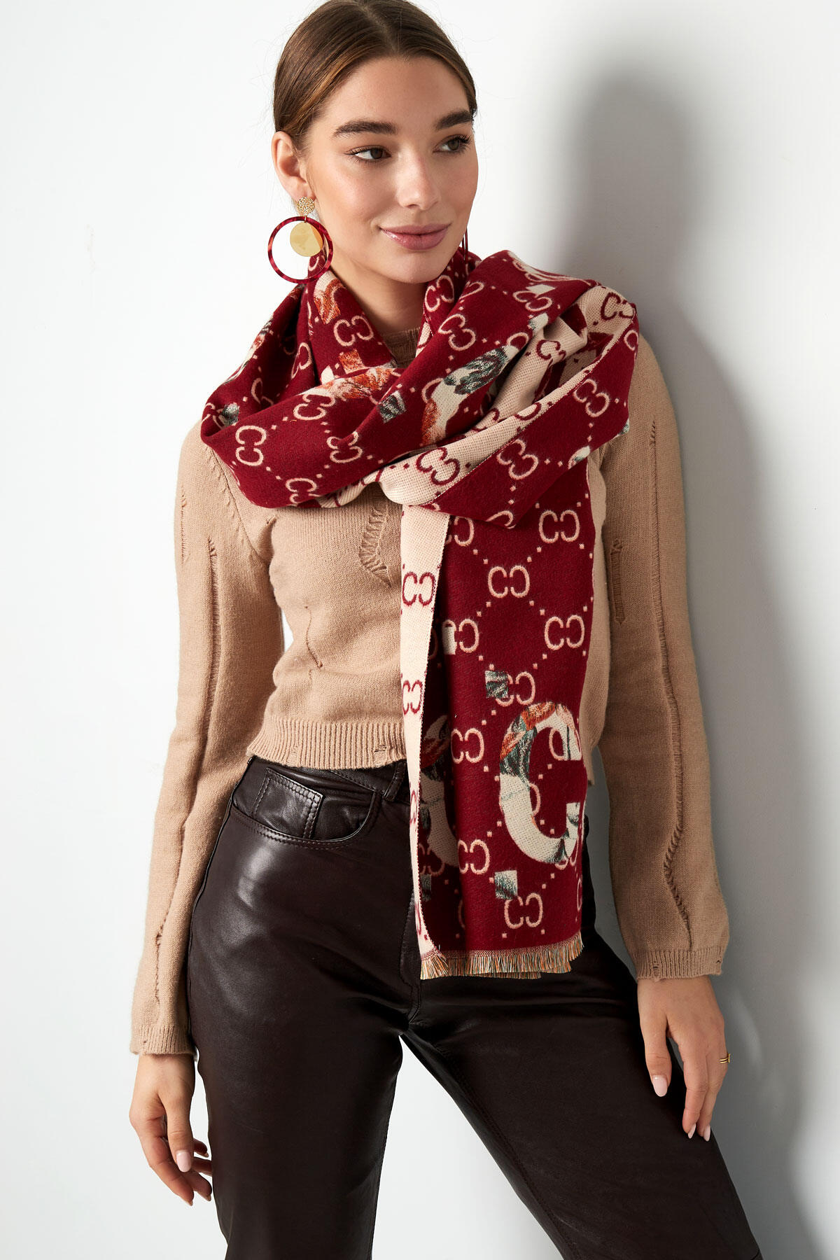 Winter scarf with c-print h5 Picture2