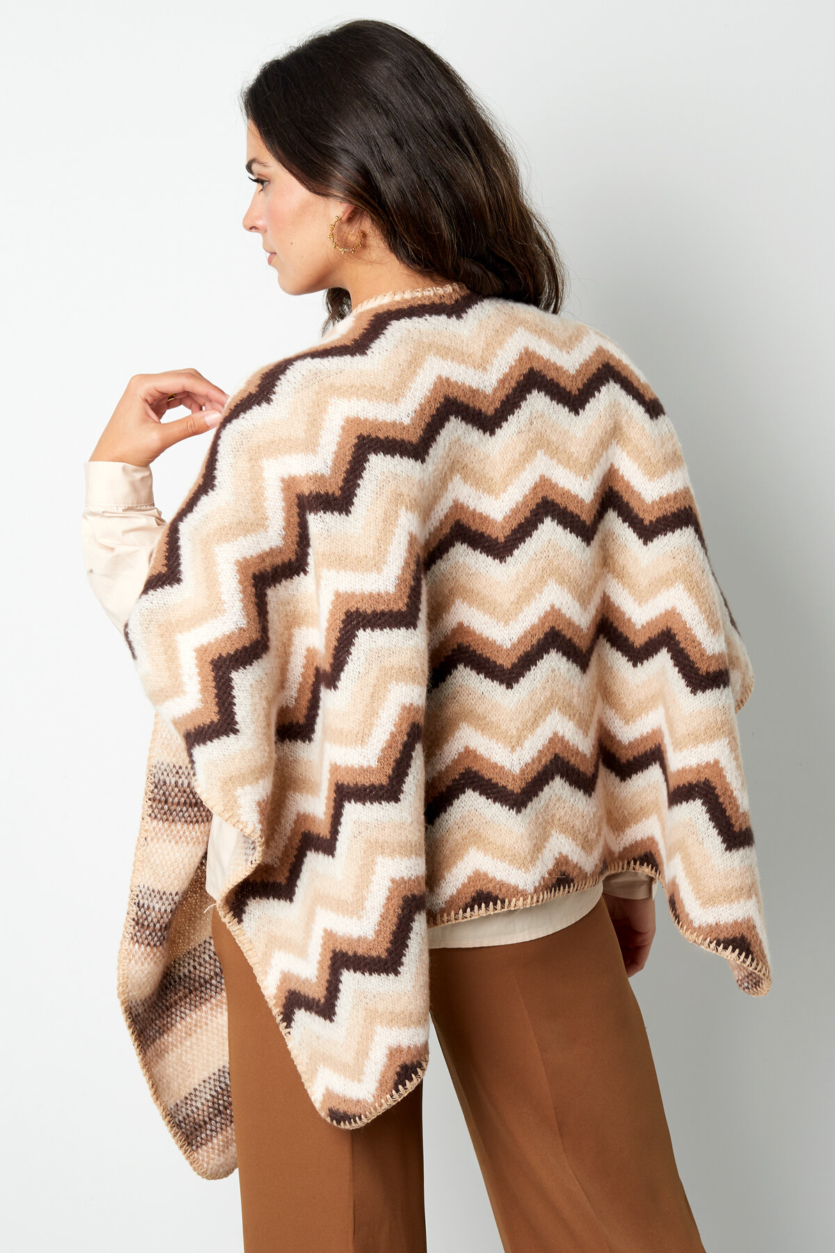 Poncho invernale avvolto nel calore - multi h5Immagine4
