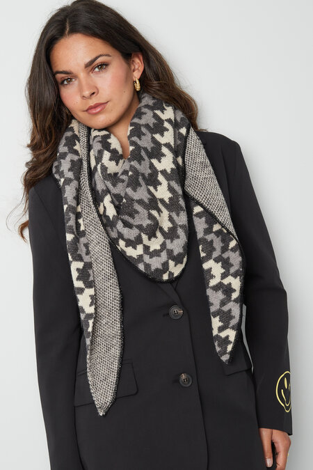 Winter scarf snowy snuggle - multi