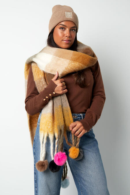 Winter scarf dreamy drape