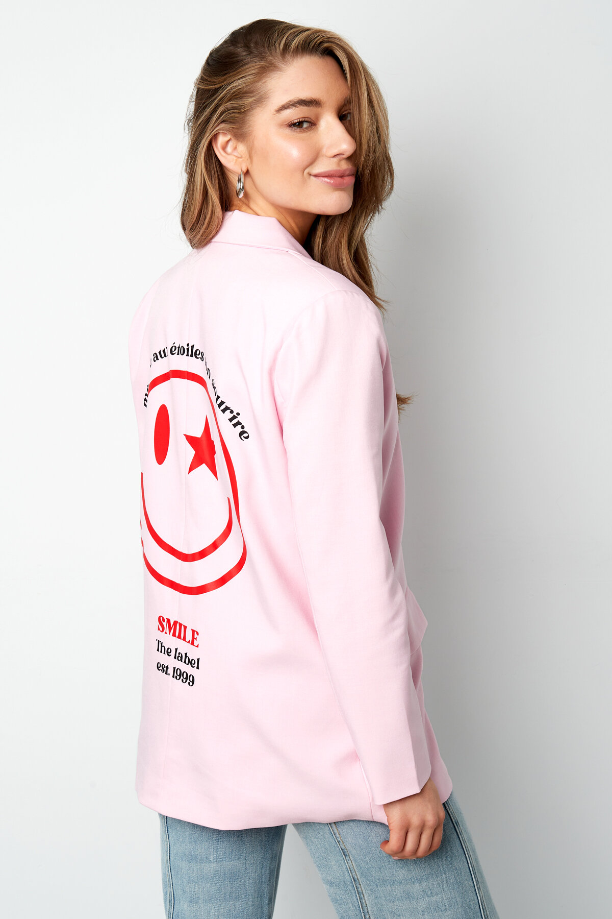 Set di Giacca da Donna in Poliestere Taglio Oversized con Logo Ricamato h5 Immagine5