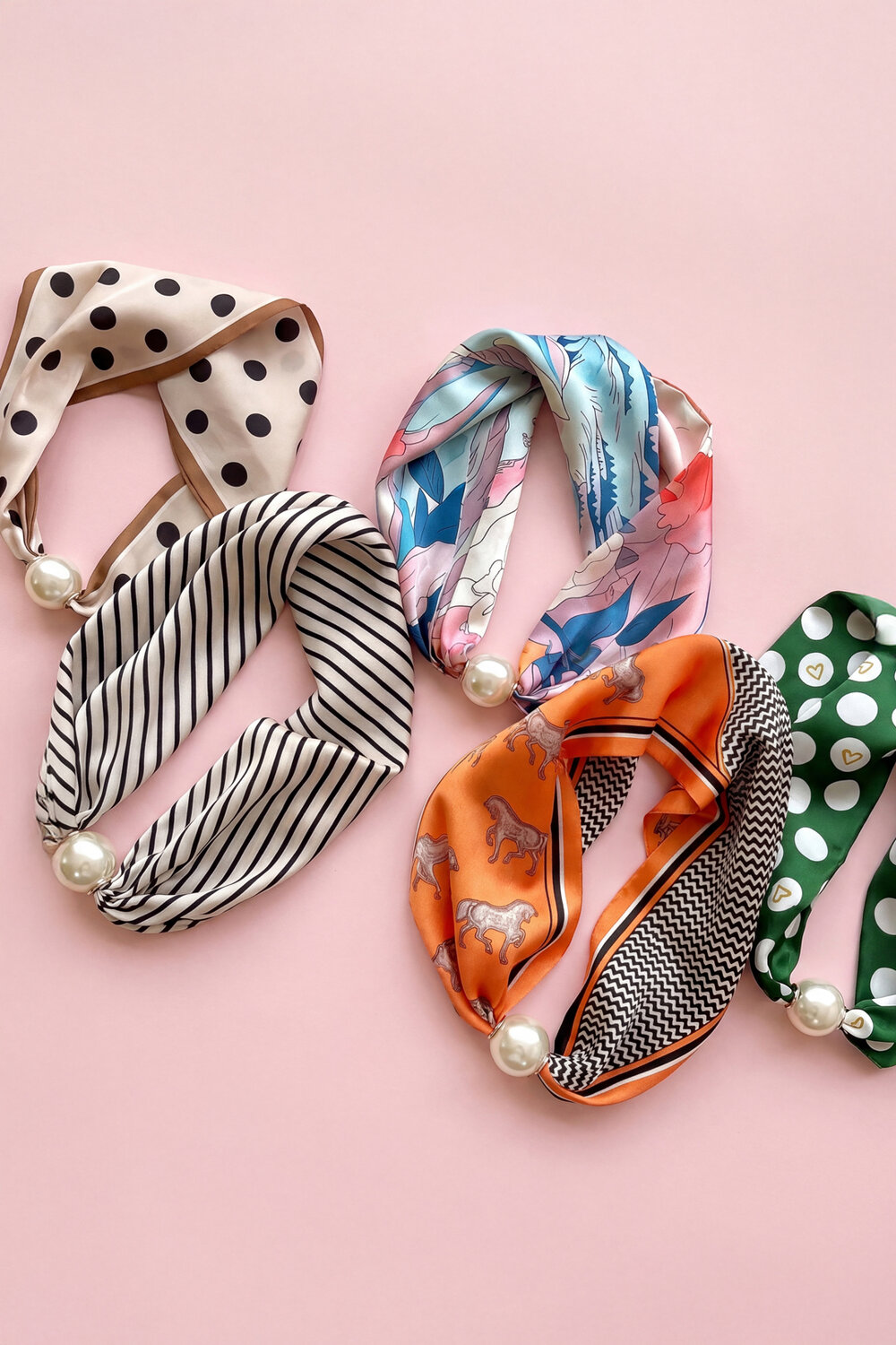 Summer scarves Mixed Color Casual Polyester Daily Accessories h5Picture2