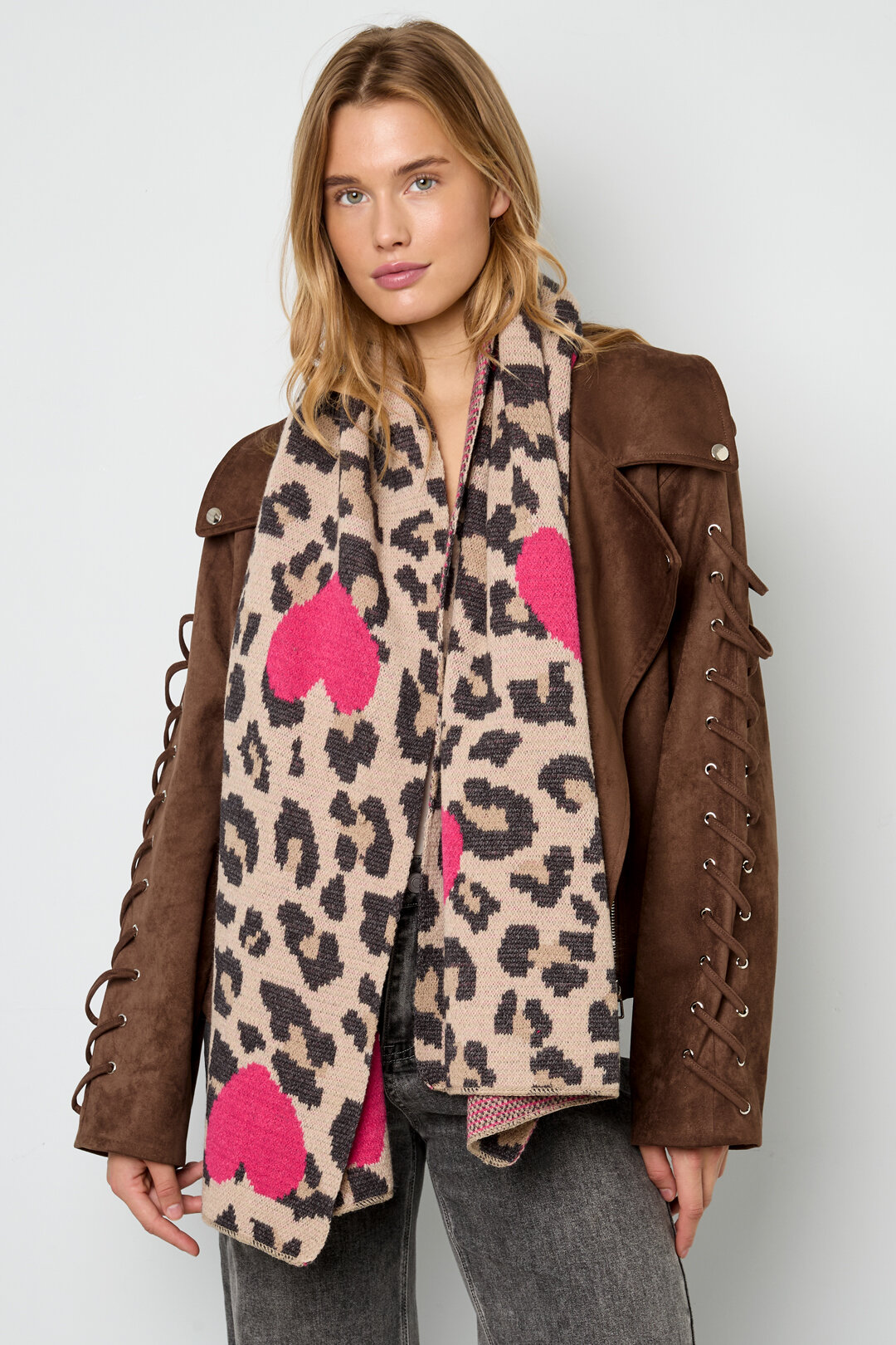 Winter Scarves Heart Casual Acrylic Daily Accessories