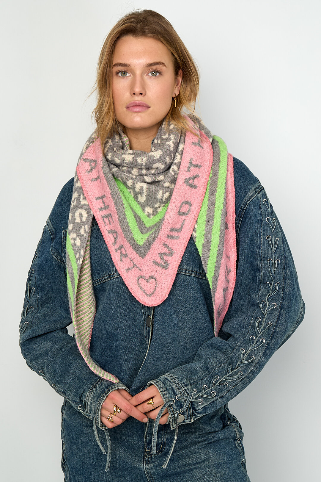 Winterschal Wild Heart - Multi
