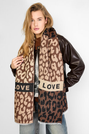 Winter scarves Leopard Print Casual Acrylic Daily Accessories h5 Picture3