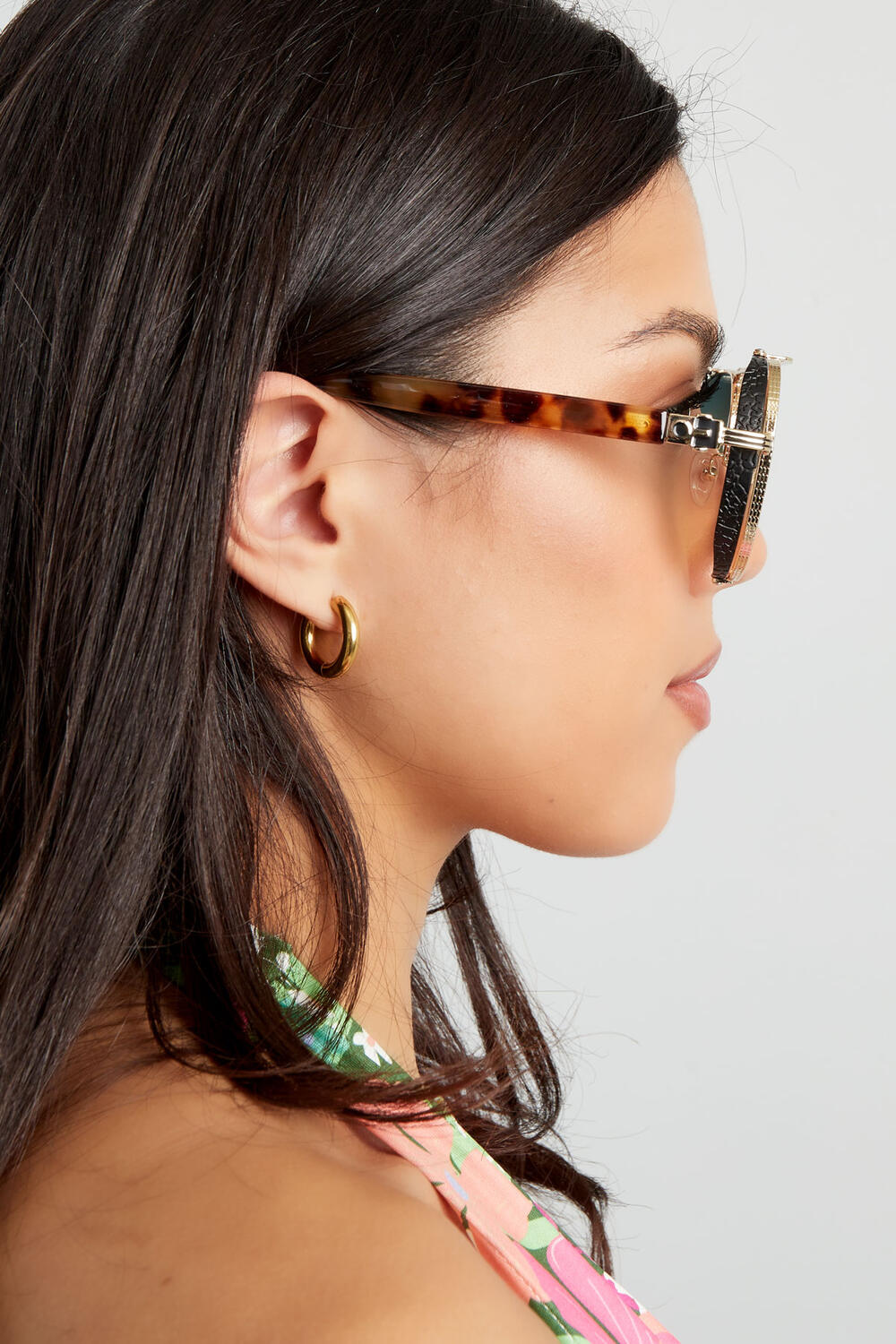Gafas de sol Pilots Detalle dorado Camel h5Imagen3