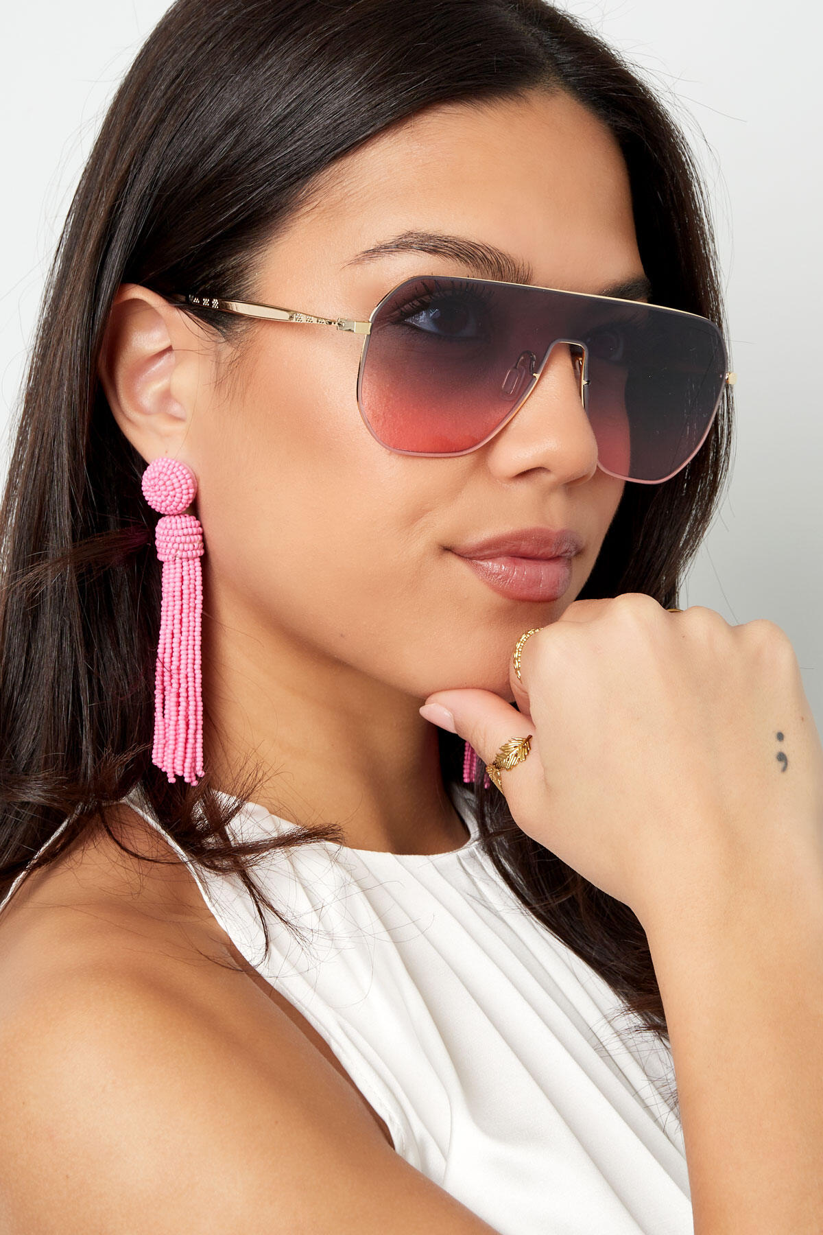 gafas de sol gafas grandes negro  h5 Imagen3