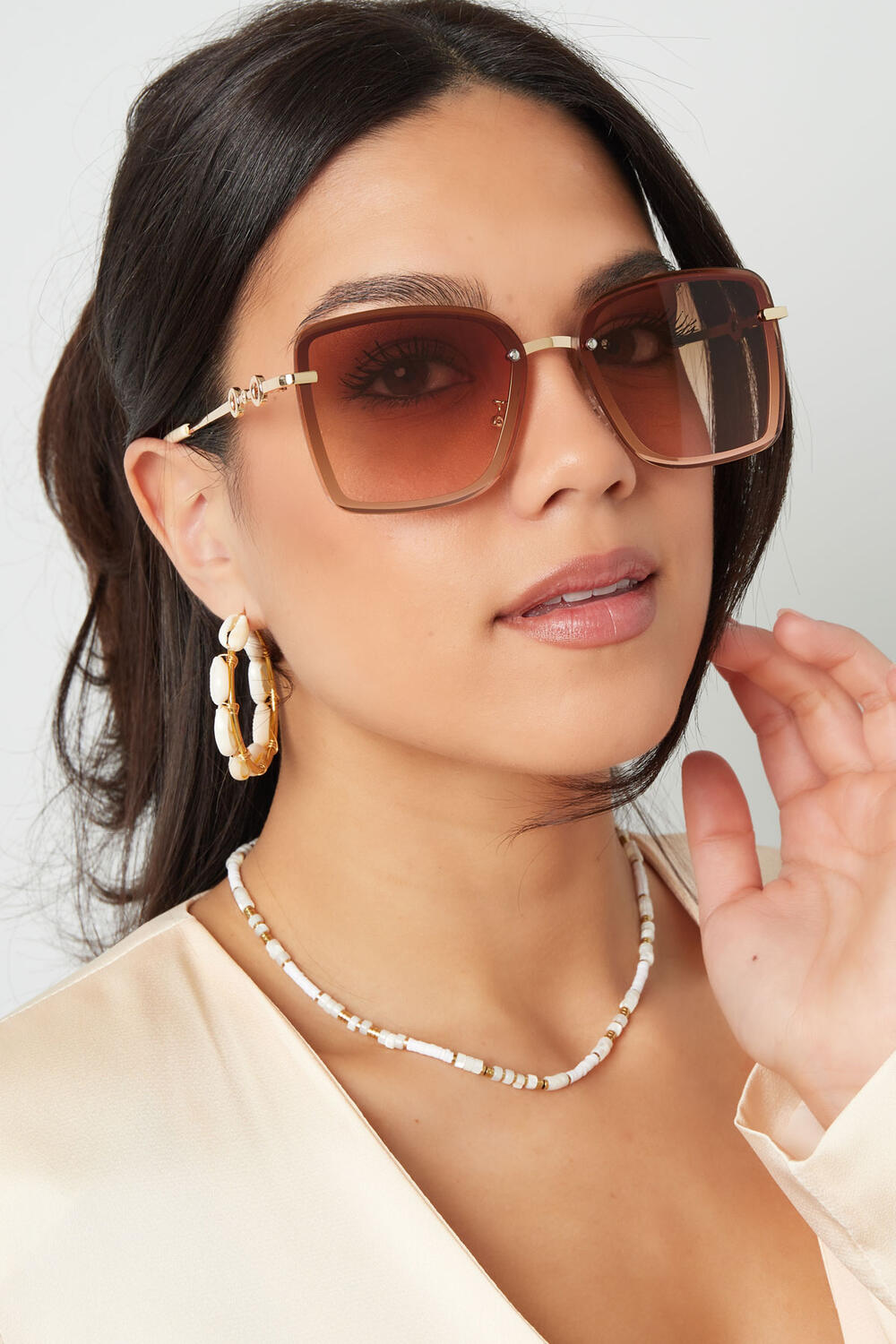 Sonnenbrille Bubble Detail schwarz h5Bild4