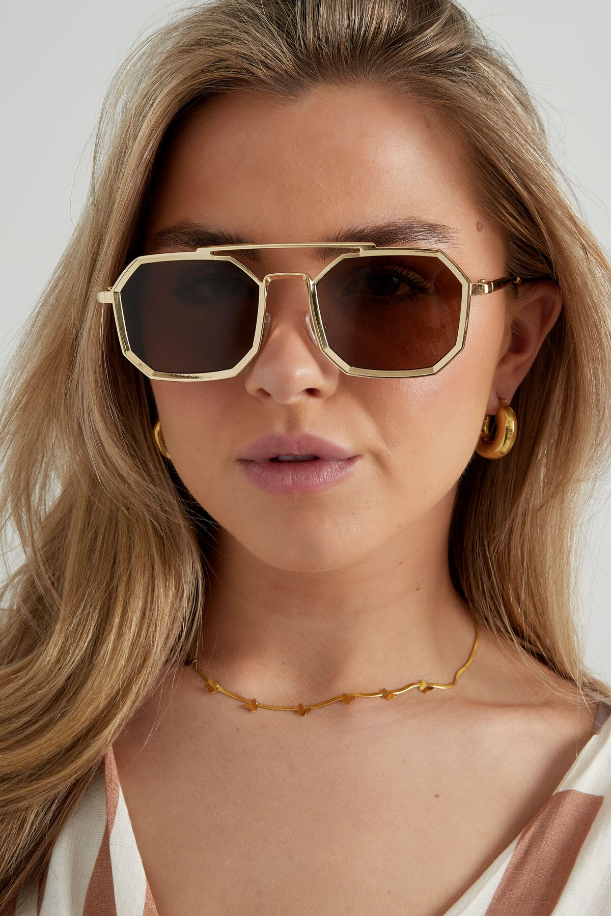 Lunettes de soleil LuminLens - Couleur or noir h5 Image2