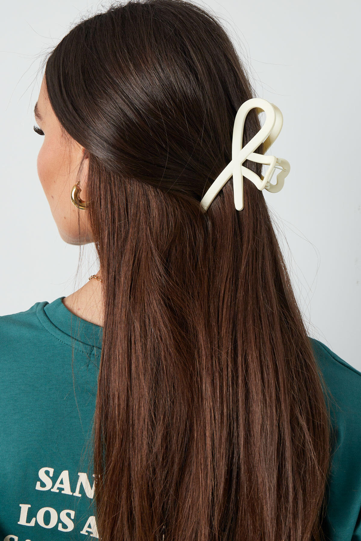 Haarspange Curly Mustard
