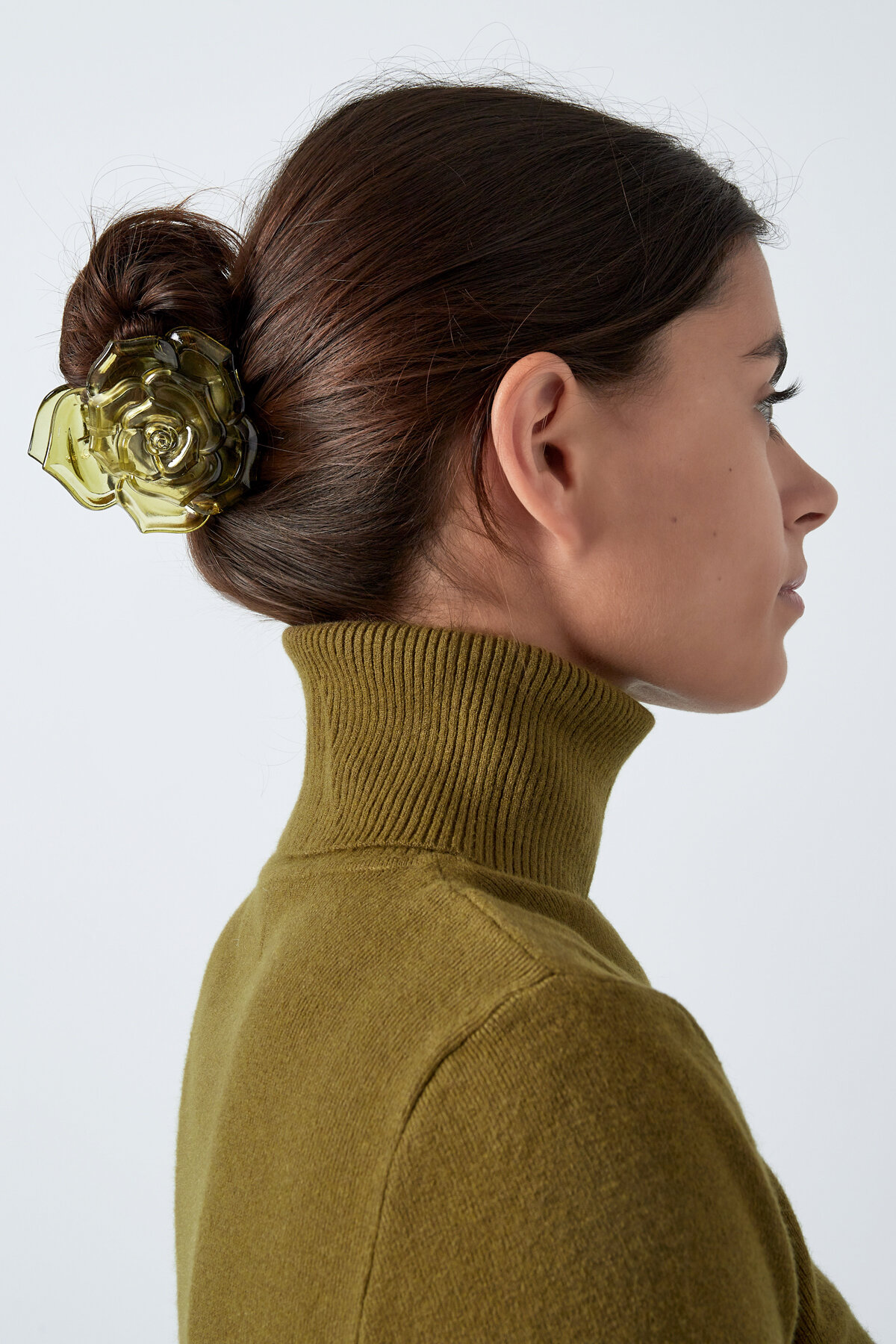 Fermaglio per capelli a forma di rosa h5 Immagine2