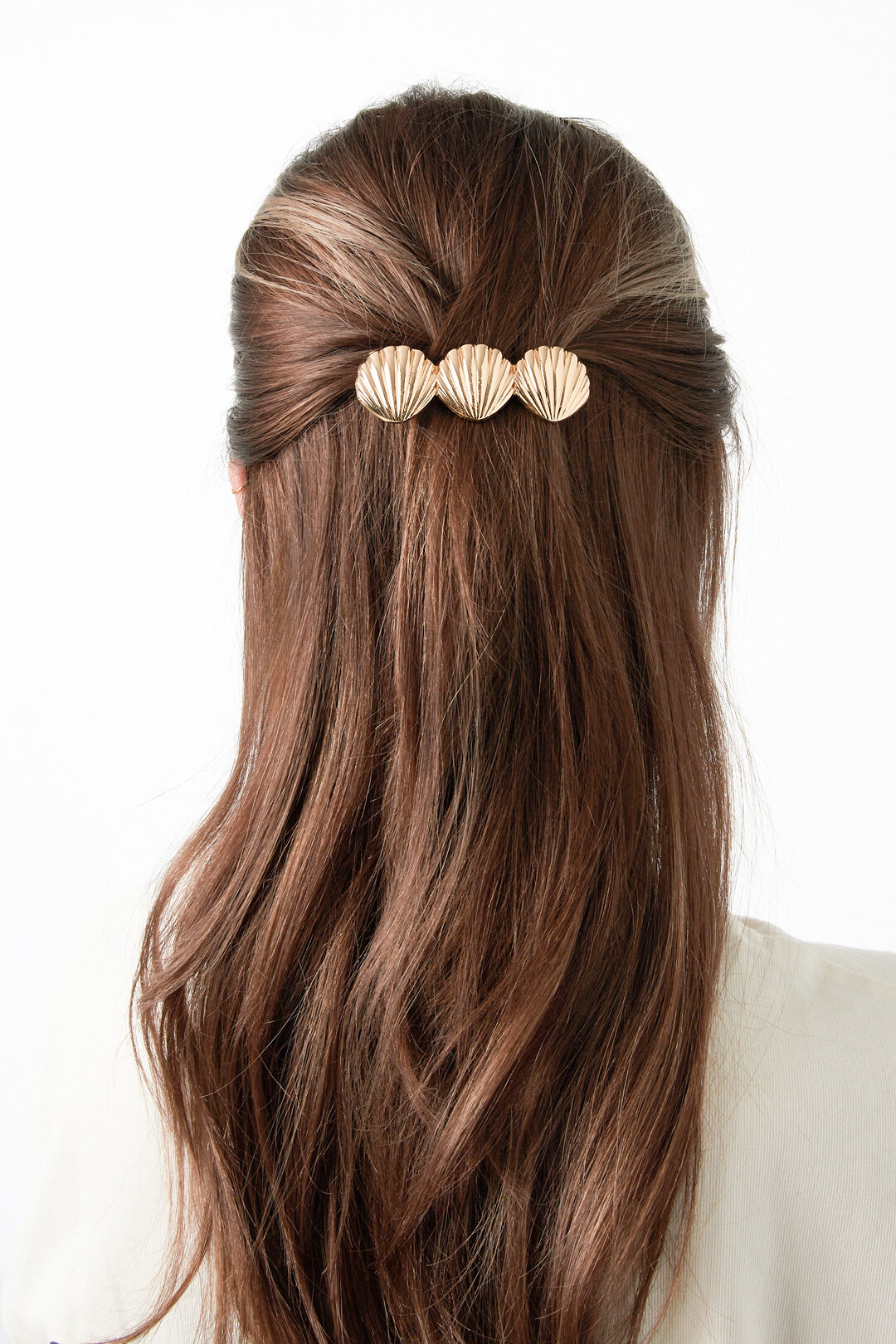 Pinces à cheveux coquillage en alliage, accessoires du quotidien