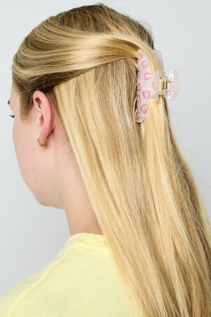 Hair clip with mini hearts h5 Picture2