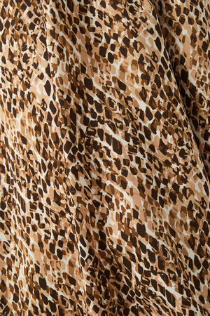 Langes Kleid mit Aufdruck - rot S h5 Bild5