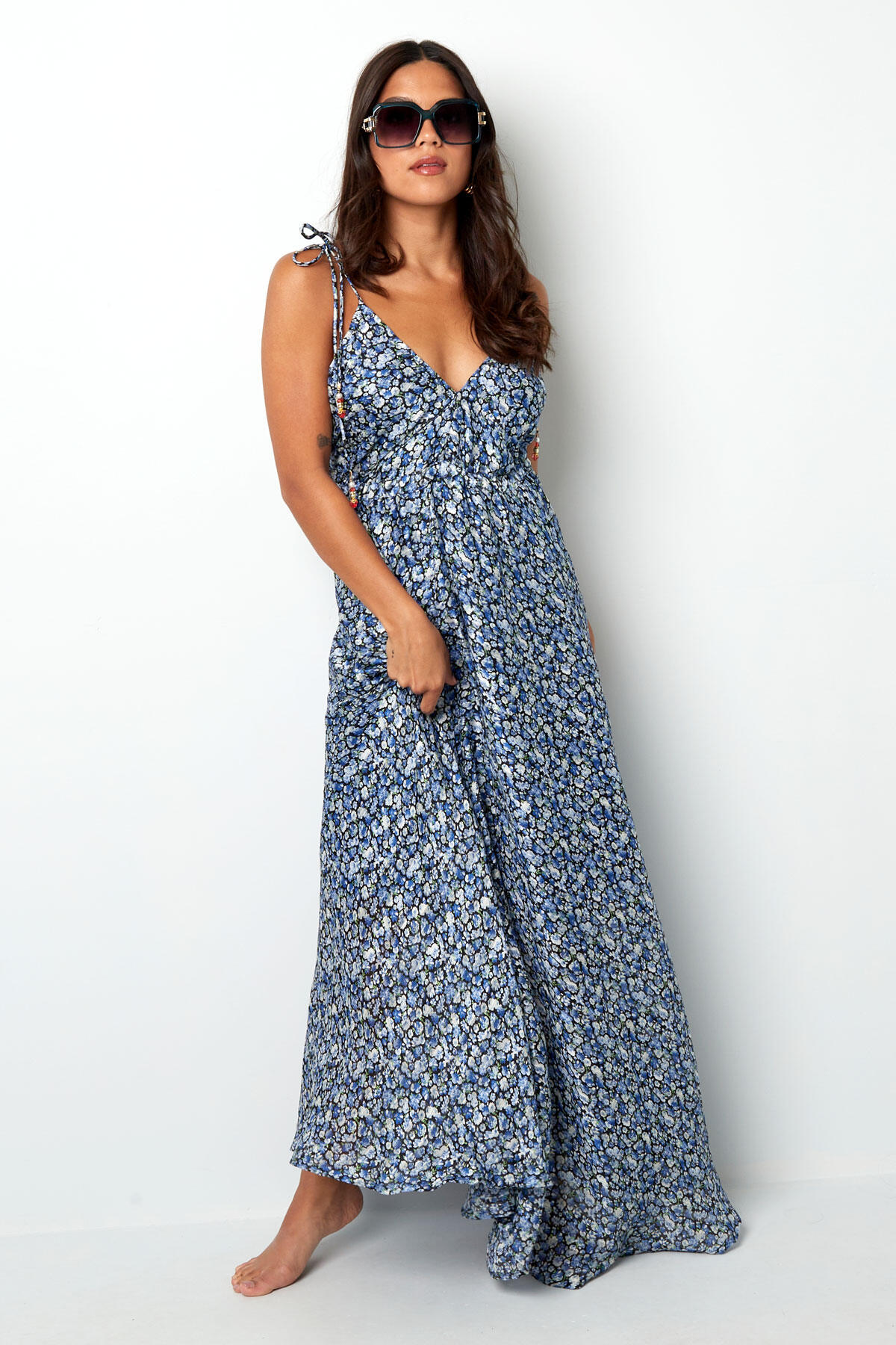 Robe fines bretelles avec imprimé Image3