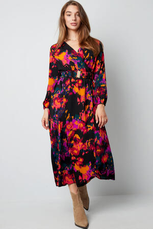 Maxikleid bedruckt lila h5 Bild6