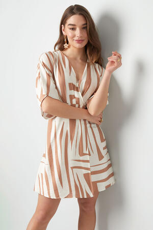 Minikleid Mit Print - Schwarz/Weiß h5 Bild5