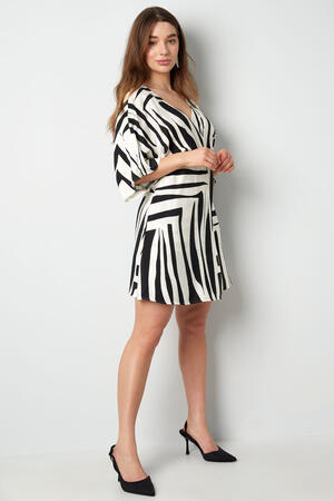 Minikleid Mit Print - Schwarz/Weiß h5 Bild7