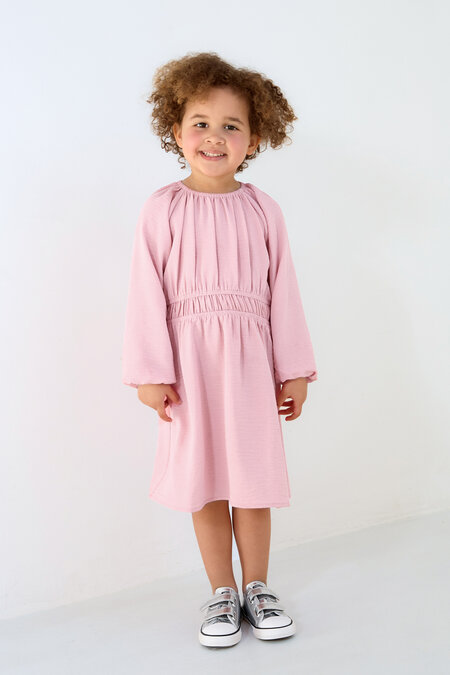 Robe Mini Femme en Polyester Plissée Ceinture Élastique