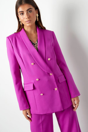 Oversized Blazer Gold Color Buttons h5 Picture5