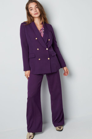 Oversized Blazer Gold Color Buttons h5 Picture6