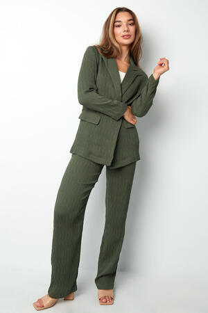 Viscose Women's Suit Set Double-Breasted Structured Fit h5 Picture5
