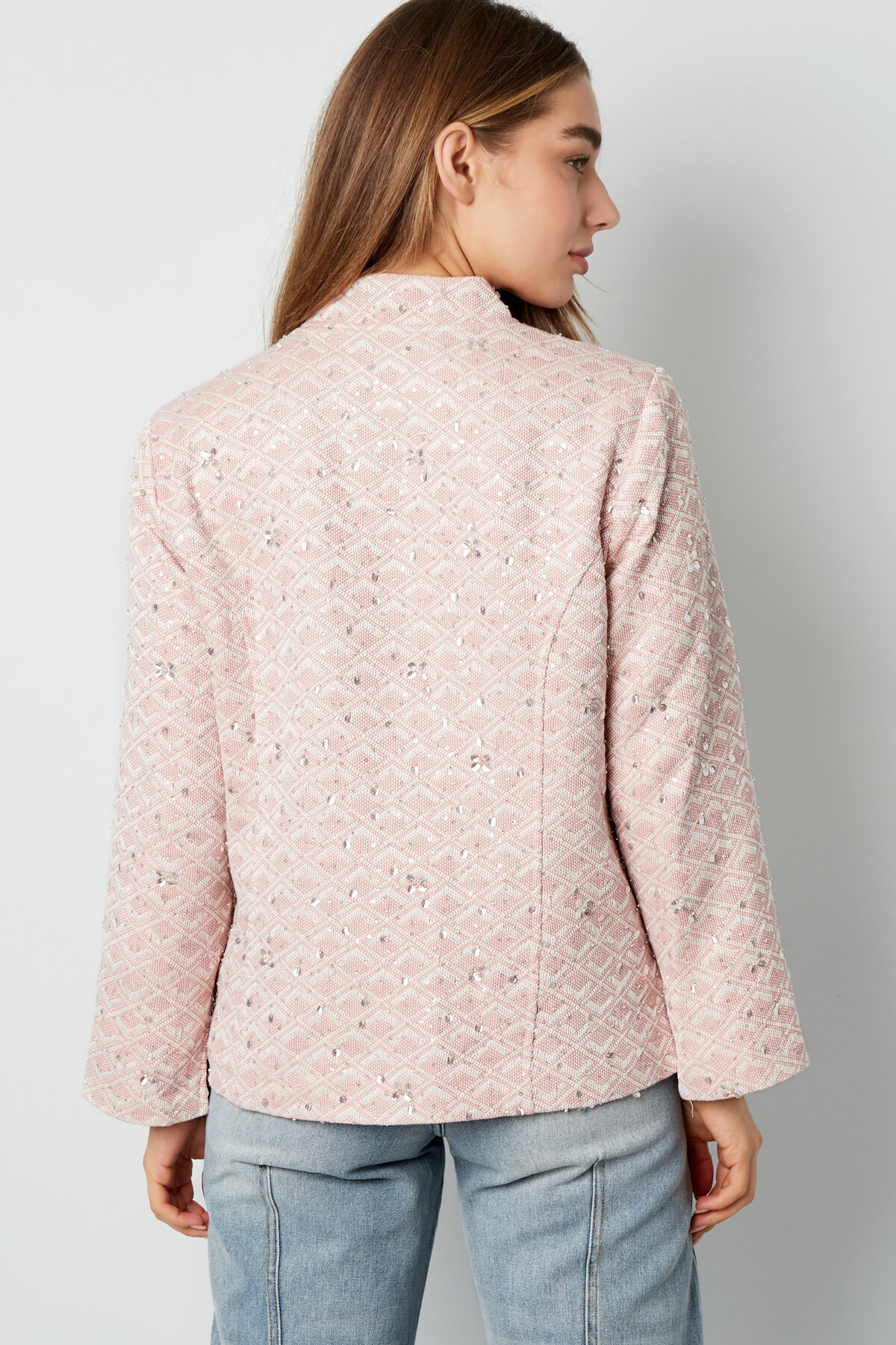 Chaquetas de Mujer de Poliéster Estilo Chino Patrón Bordado Imagen6