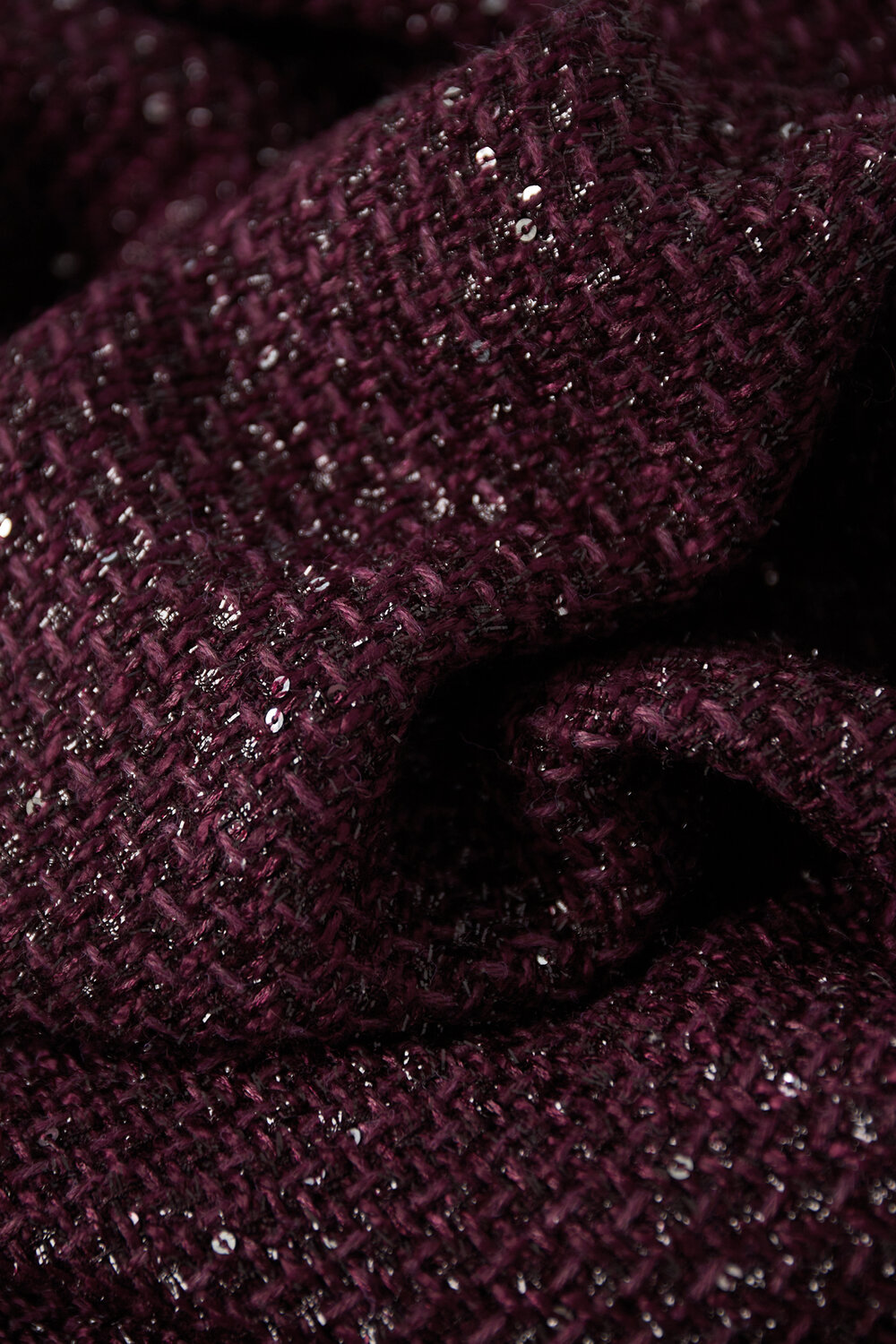 Giubbotto in Poliestere Donna Stile Tweed Chiusura con Pulsanti Classica h5Immagine9