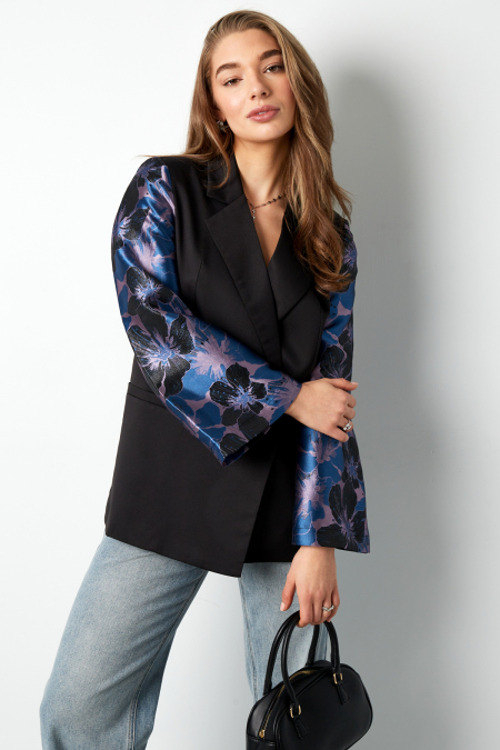 Polyester Women's Suit Set Floral Sleeve Design
