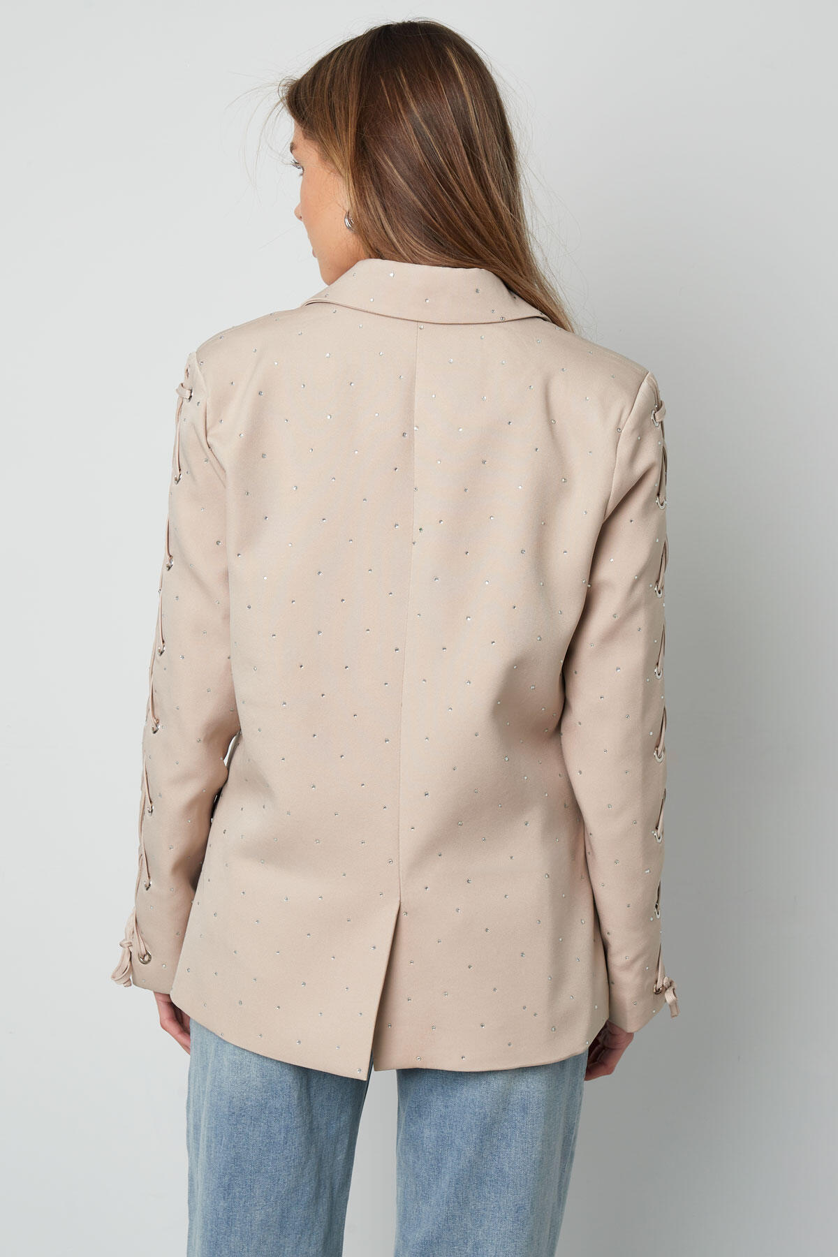 Polyester Women's Blazer Set Lace-Up Sleeve Design h5 Picture6
