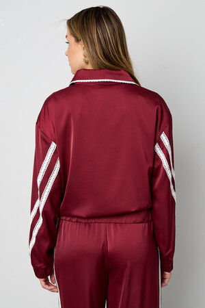 Woven Polyester Fiber Women's Jacket Sporty Color Clash 2-piece Set h5 Picture13