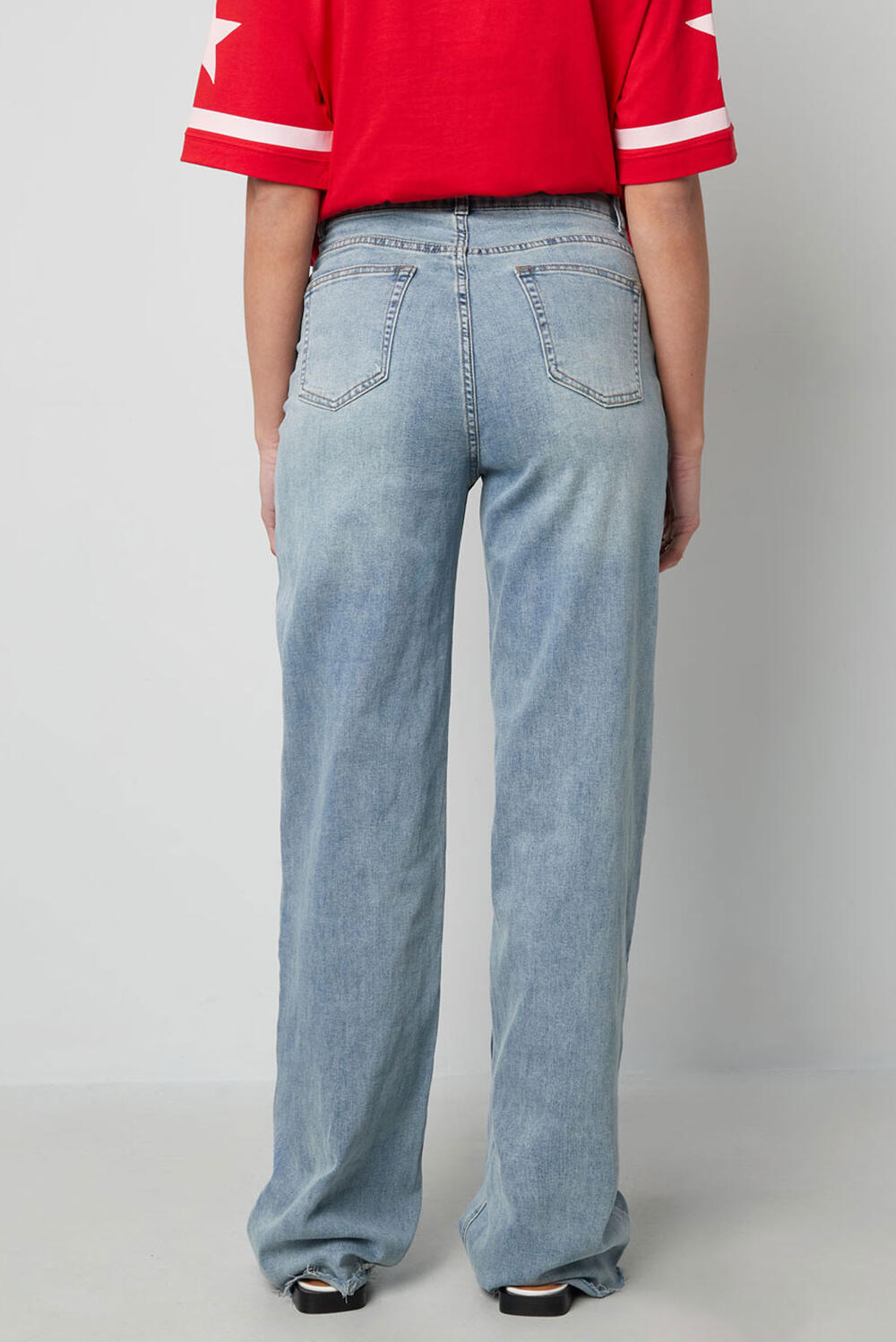 Cotton Woven Women's Straight Leg Pants Casual Solid Color h5Picture3