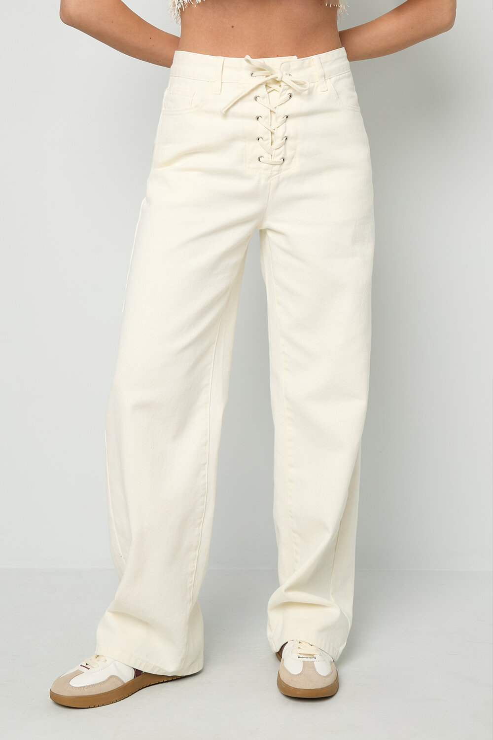 Lace Up Denim Jeans h5Picture6