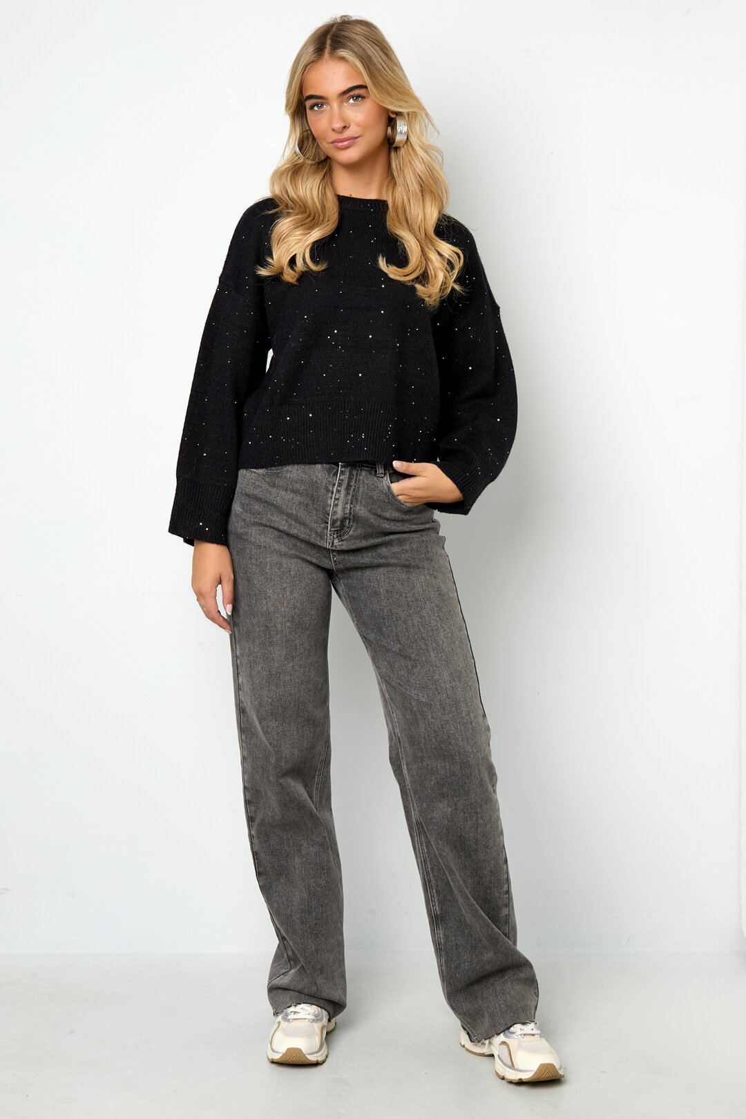 Knitted Polyester Fiber Women's Knit Sweaters Casual Solid Color Fall/Winter Picture10