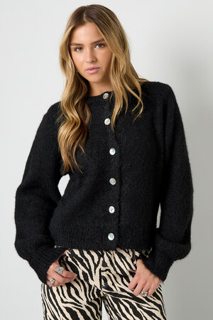 Knitted Polyester Fiber Women's Cardigan Casual Solid Color Fall/Winter h5 Picture13