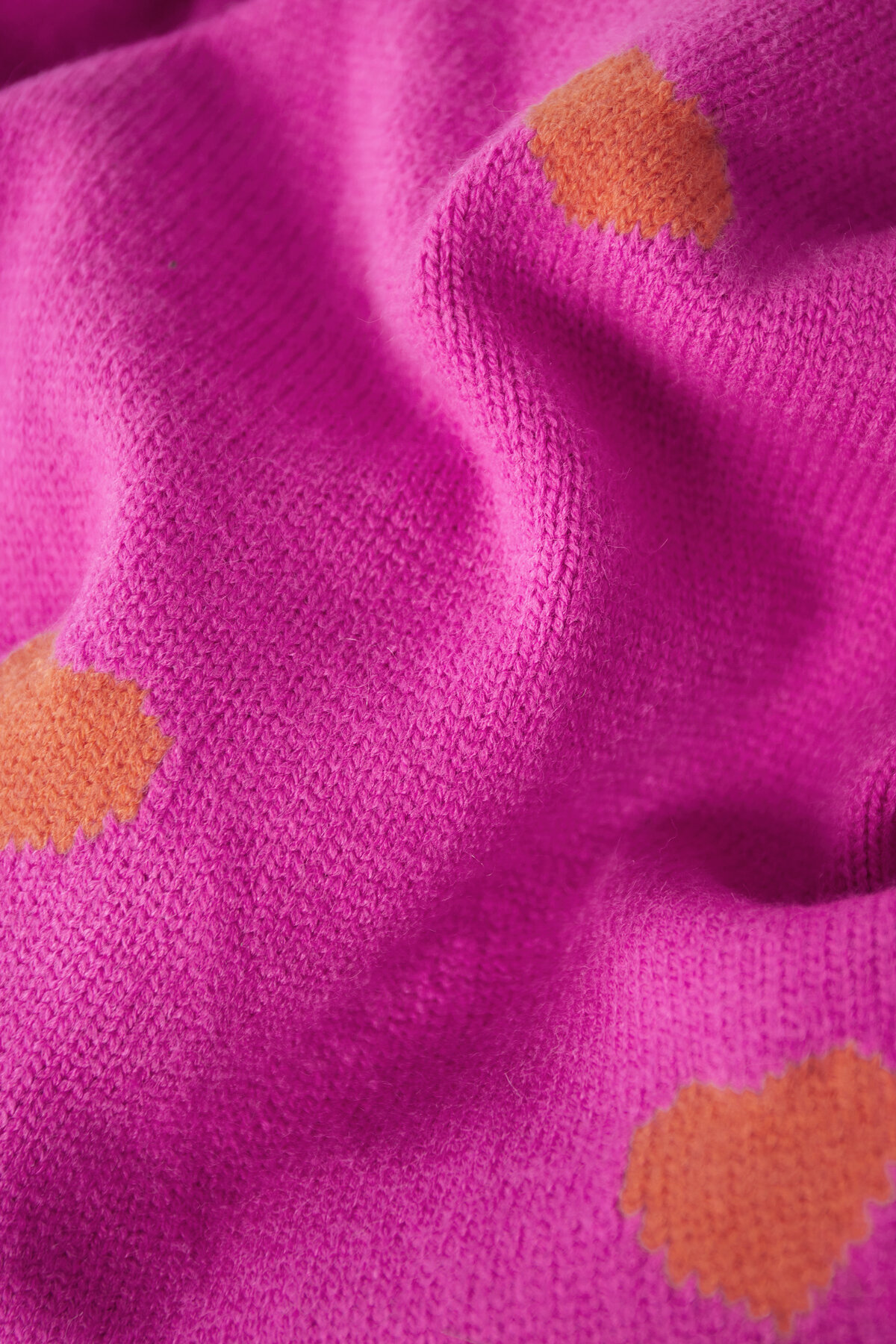 Maglione di Cotone Intrecciato Donna Oversized Motivo Cuore h5 Immagine11