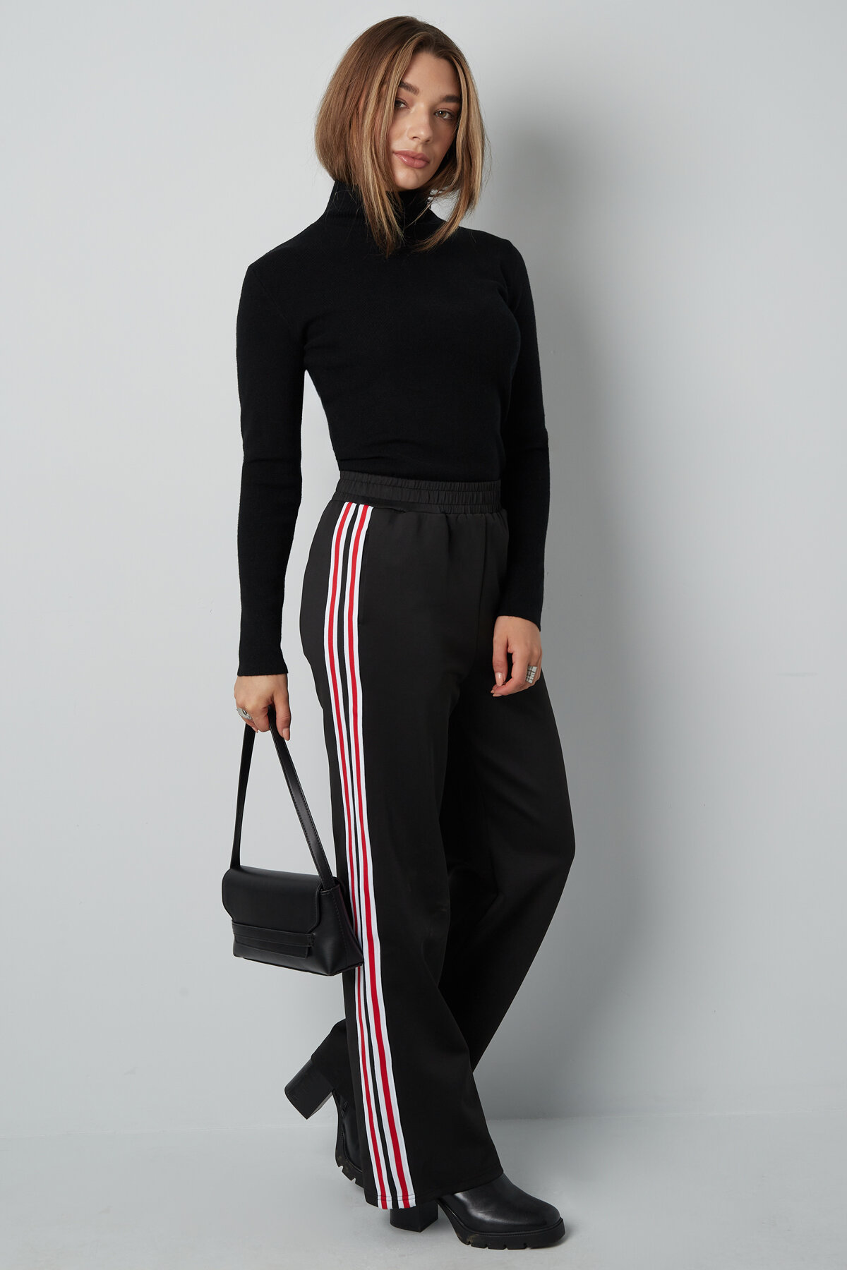 Viscose Women's Long Sleeve Turtleneck Top Sporty h5 Picture8