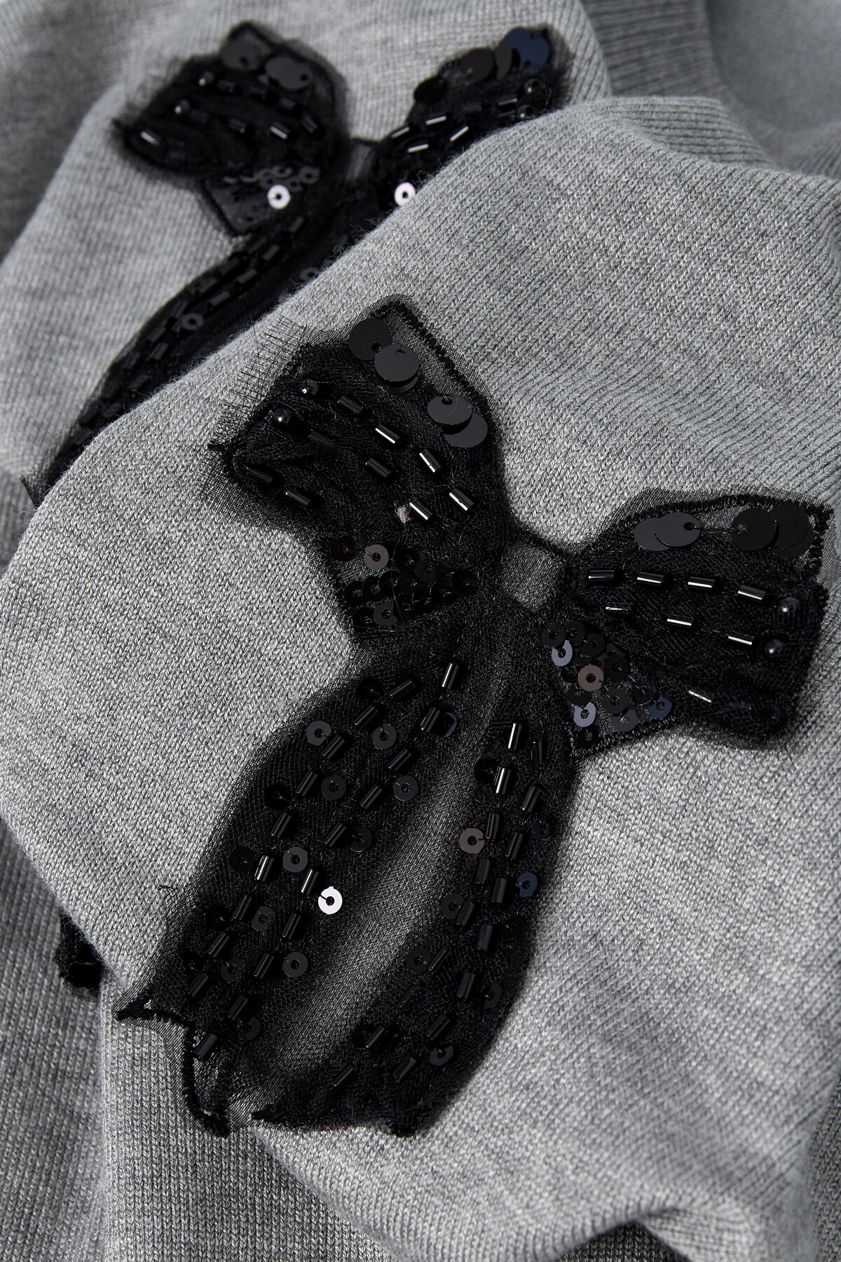 Maglione lavorato a maglia per donna con dettagli decorativi a fiocco h5 Immagine5