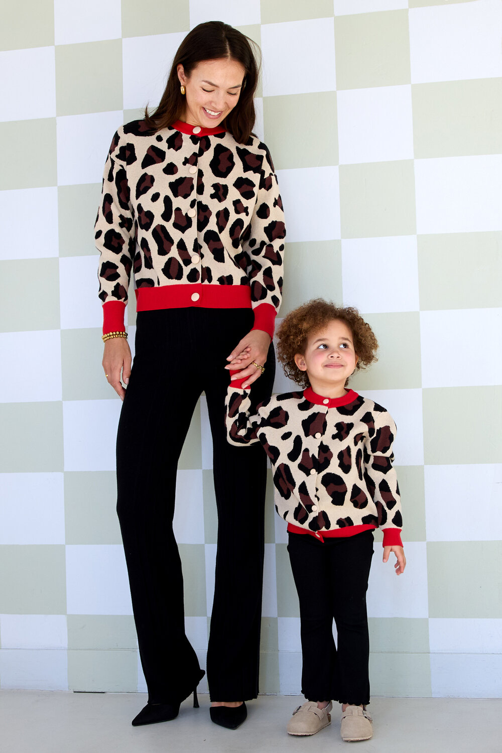 Viscose Knit Cardigan Women's Leopard Print Pattern Stylish h5Picture6