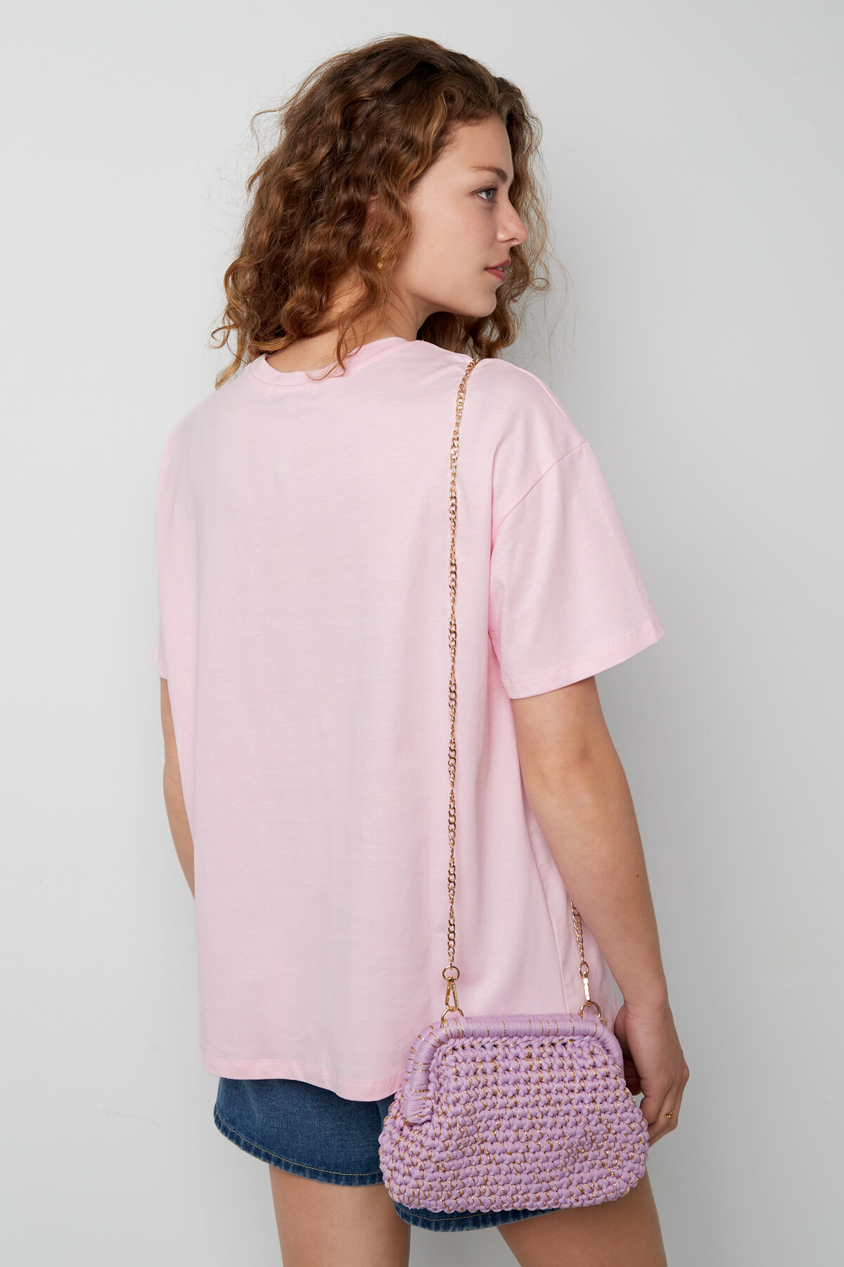 Cotton Women's T-shirt Street Random Print h5 Picture5