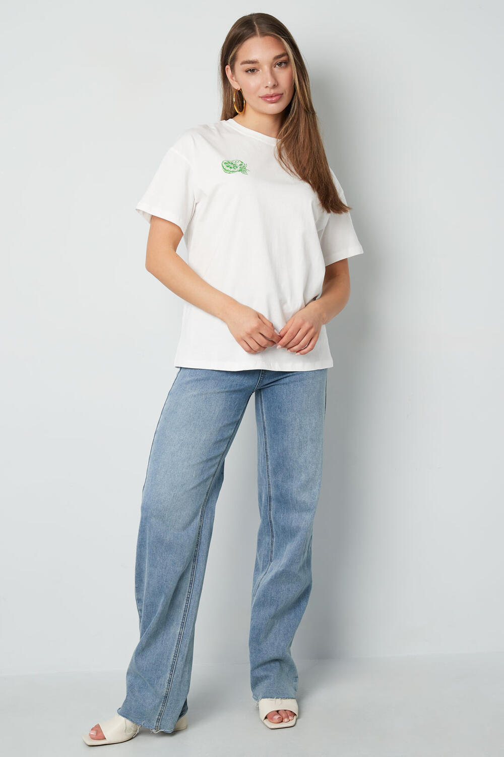 Knitted Women's T-shirt Casual Botanical h5Picture5